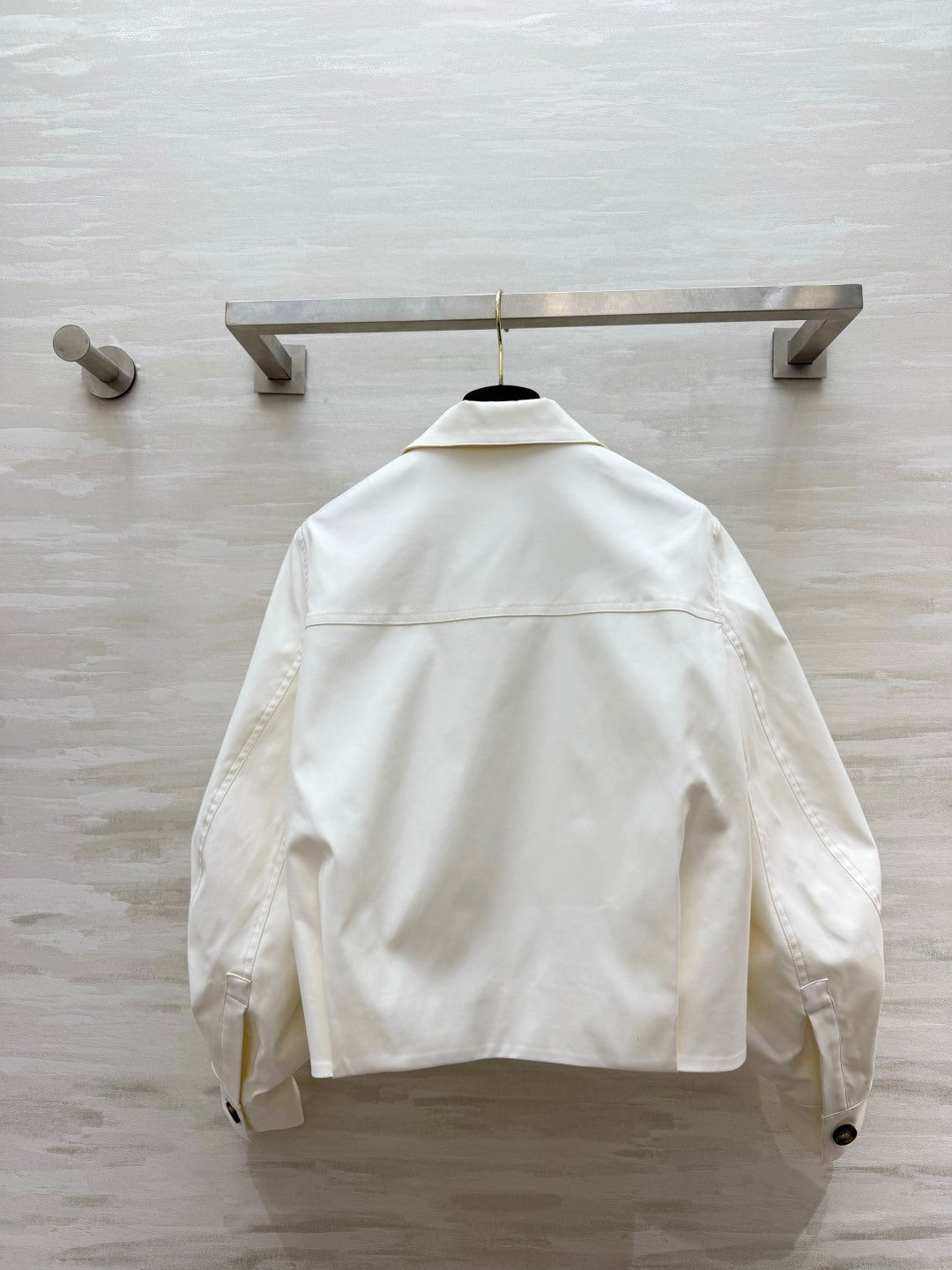 LW 26S Cropped Jacket Tonal Embroidery Anagram 435258