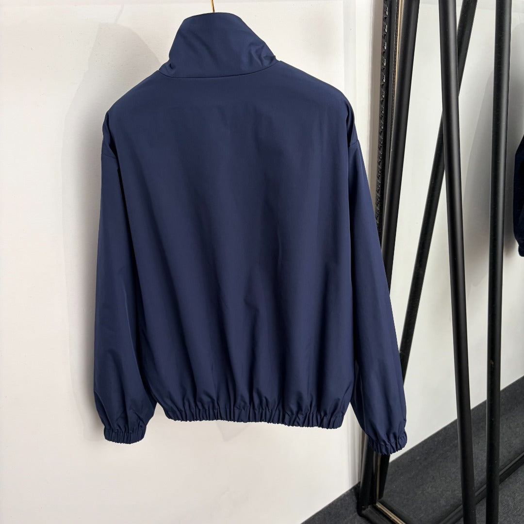 Loro Piana 26S Zip-Up Jacket & Wide-Leg Pants Set 867