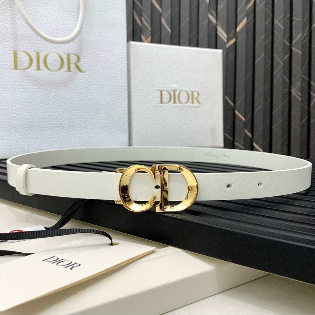 Dior 2026 Saddle Belt 25mm Calfskin