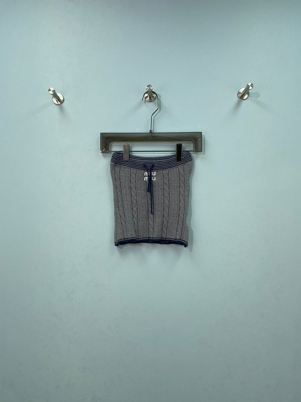Miu Miu 26s Knit Cardigan And Mini Skirt Set 1353