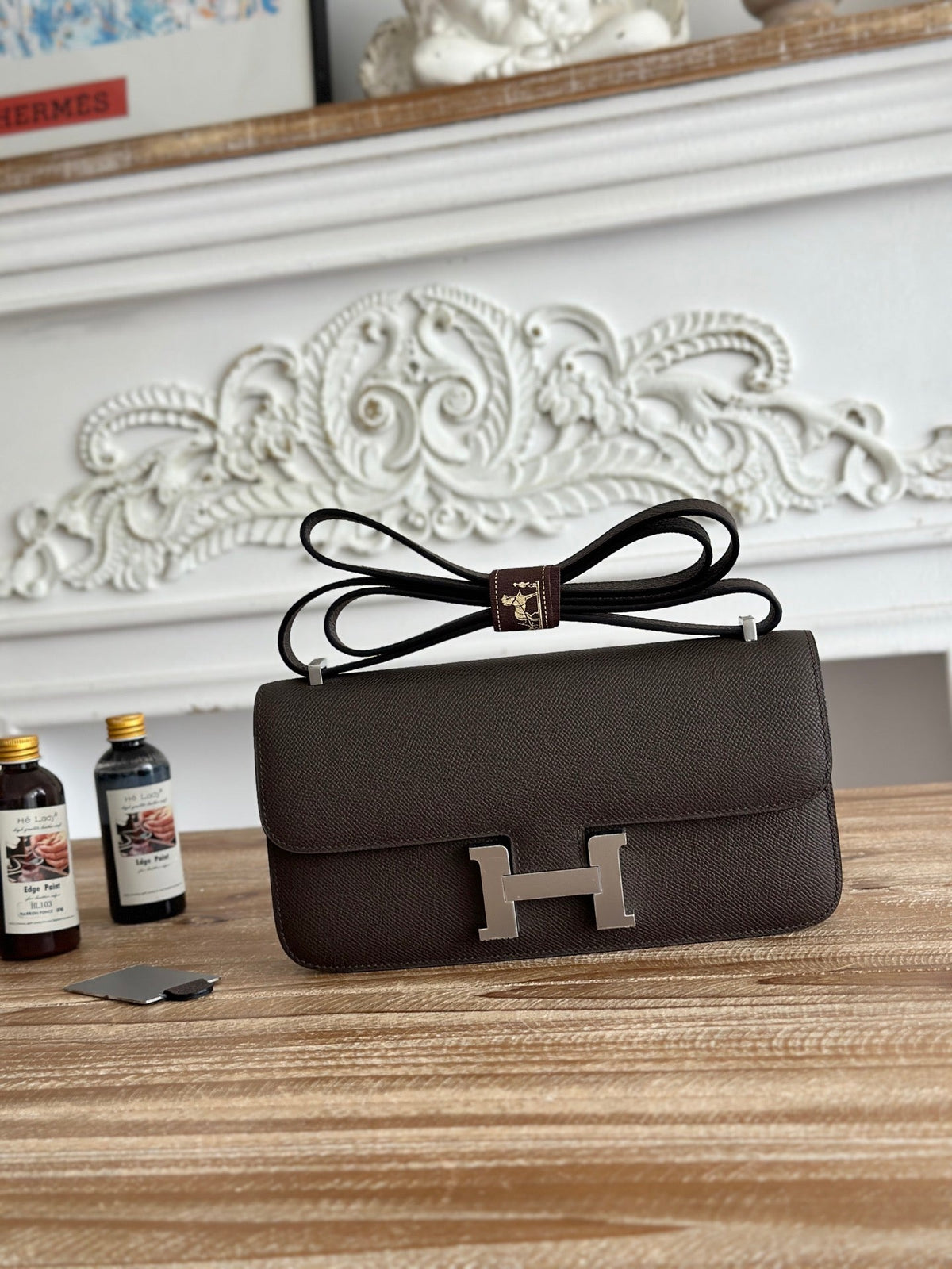 High-end Hermes 2026 Constance Elan 26cm Bag Epsom Leather 3