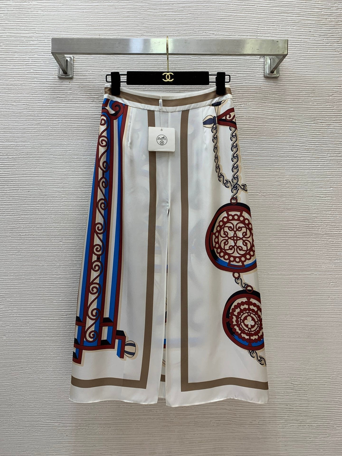 Hermes 26s Shirt And Skirt Set 821
