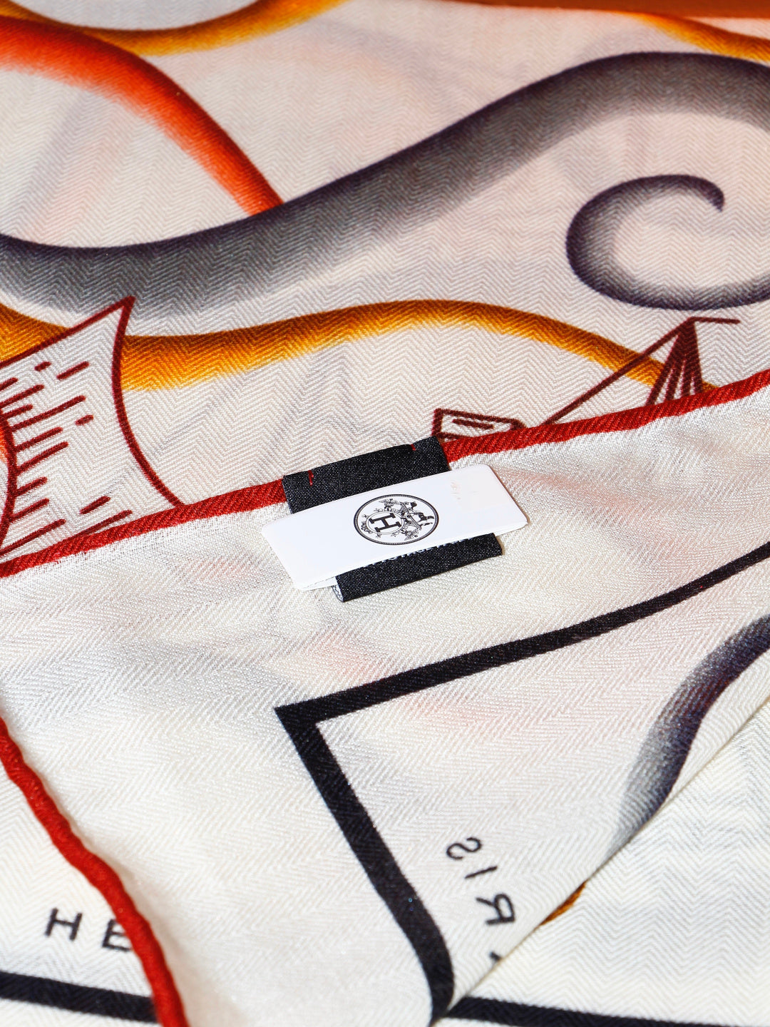 Hermès 2026 L'Appel Du Large Shawl Scarf 140cm Colorful Cashmere And Silk 218149