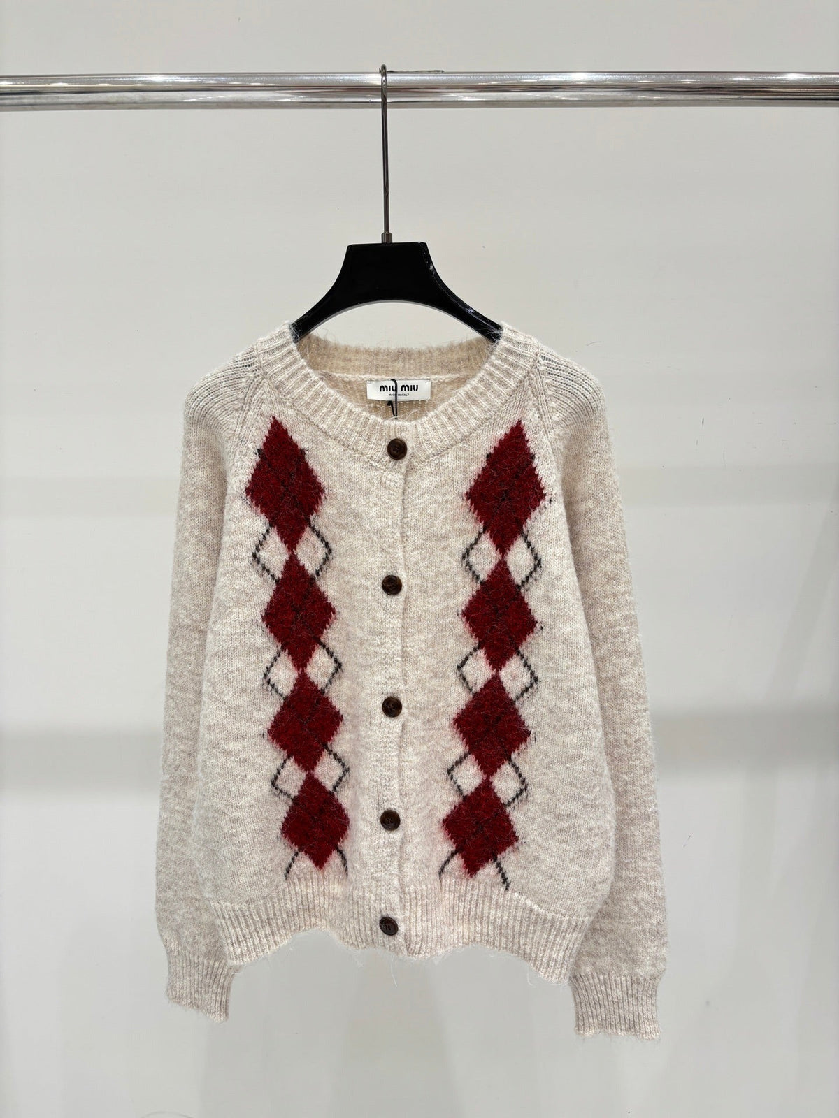 Miumiu 2026 Agarwood Cardigan Wool 431806