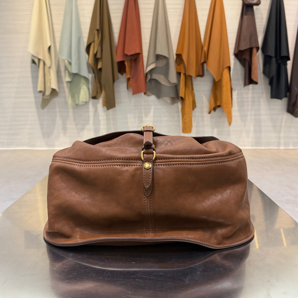 MiuMiu 2026 Rendez-vous Bag 40cm Brown Leather