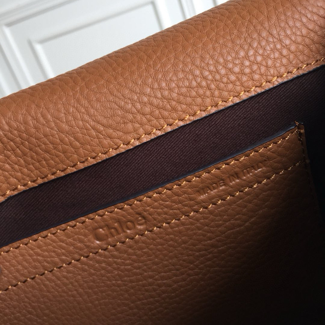 Marcie Cross-Body Bag Brown Calfskin Ghw