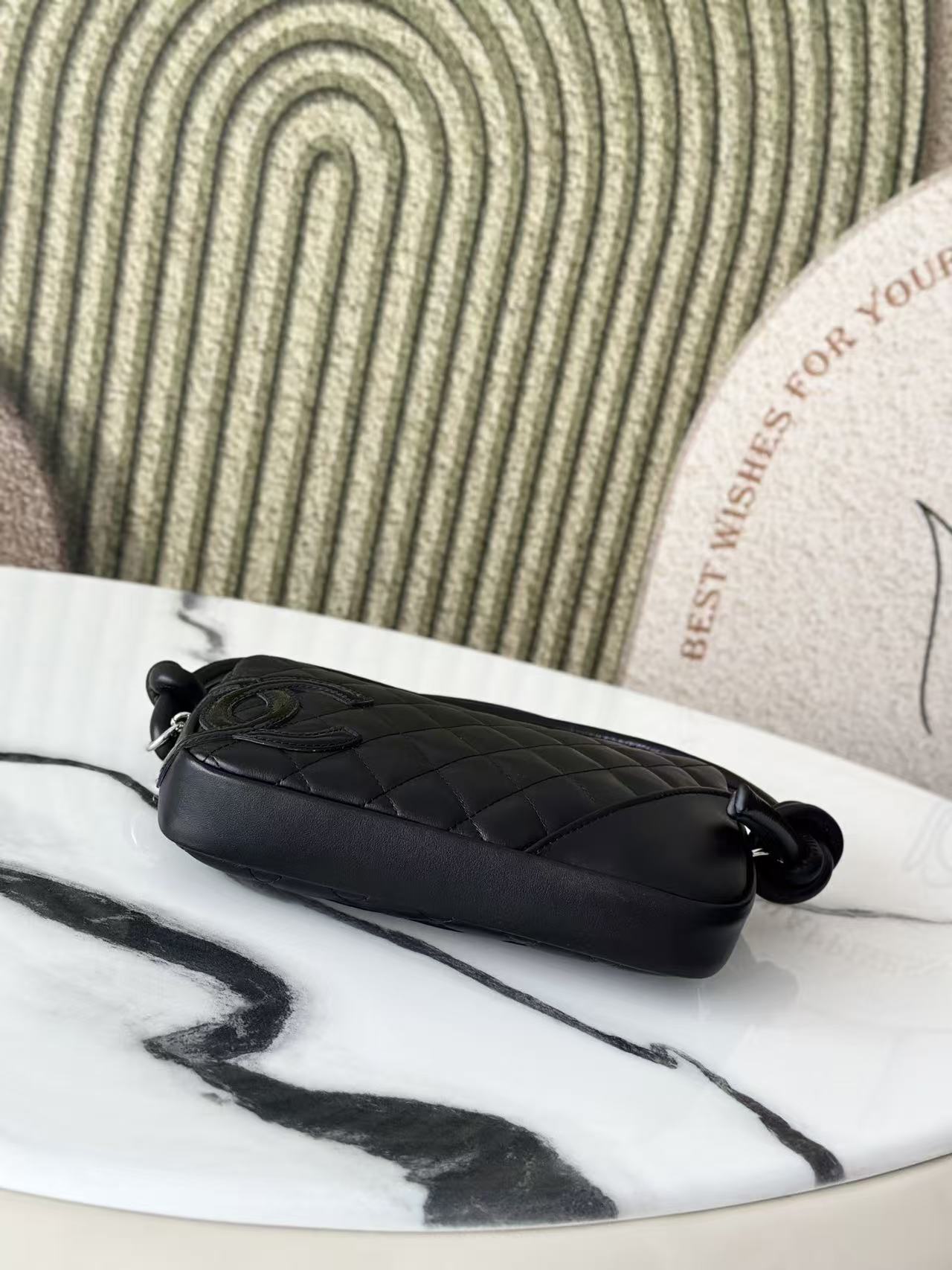 CC Cambon Ligne Pochette Black Quilted Calfskin