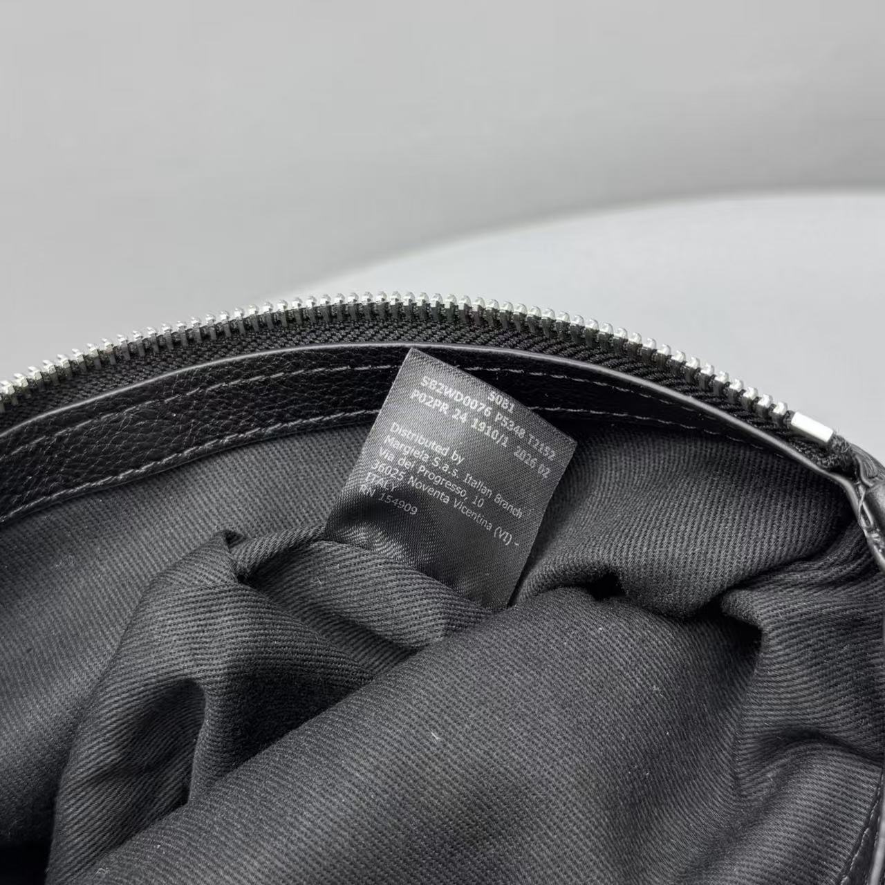 Maison Margiela 5ac Mini' Handbag Black Grain Cowhide
