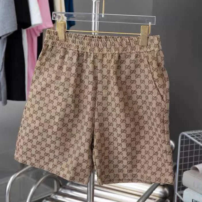 Gucci 2026 GG Supreme Short Beige mix Brown Canvas