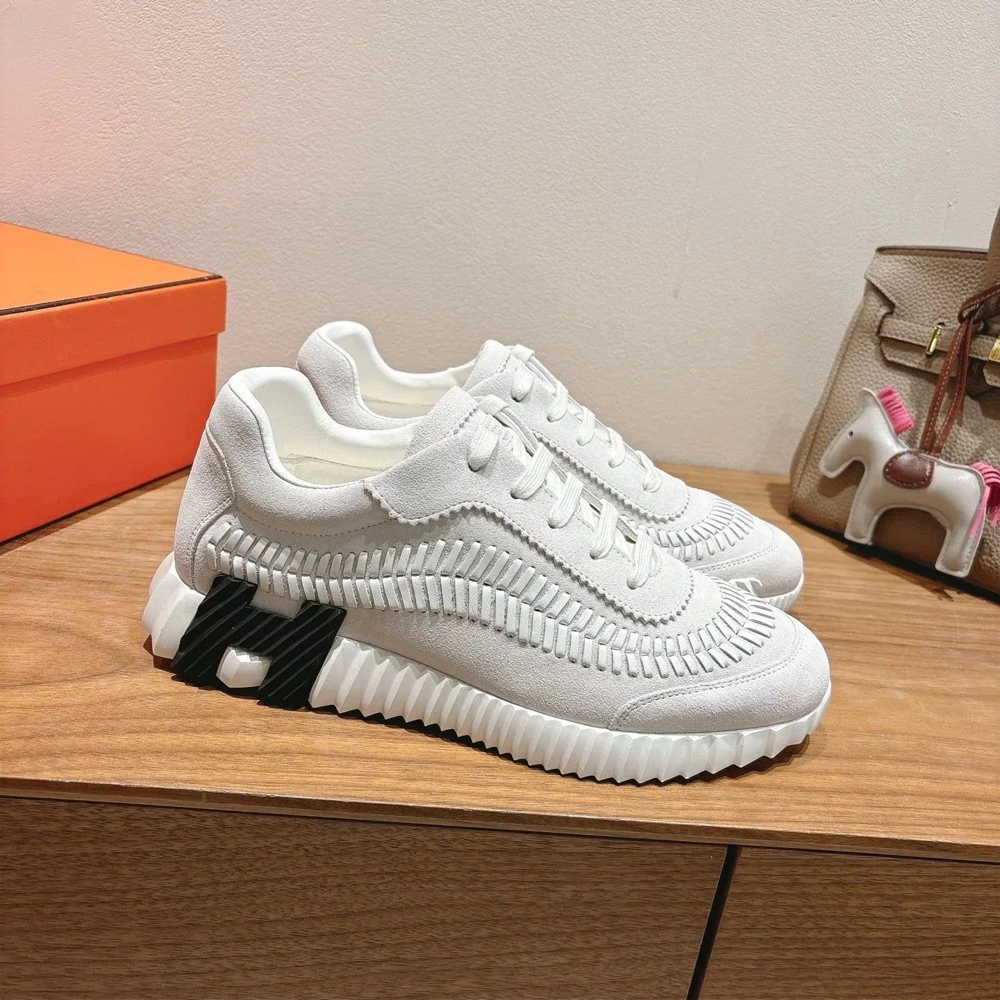 Hermes 2026 Bouncing Sneaker Suede