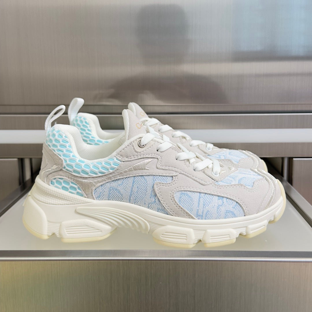 CD 26s Vibe Sneakers 5cm Oblique Suede Mesh 996780