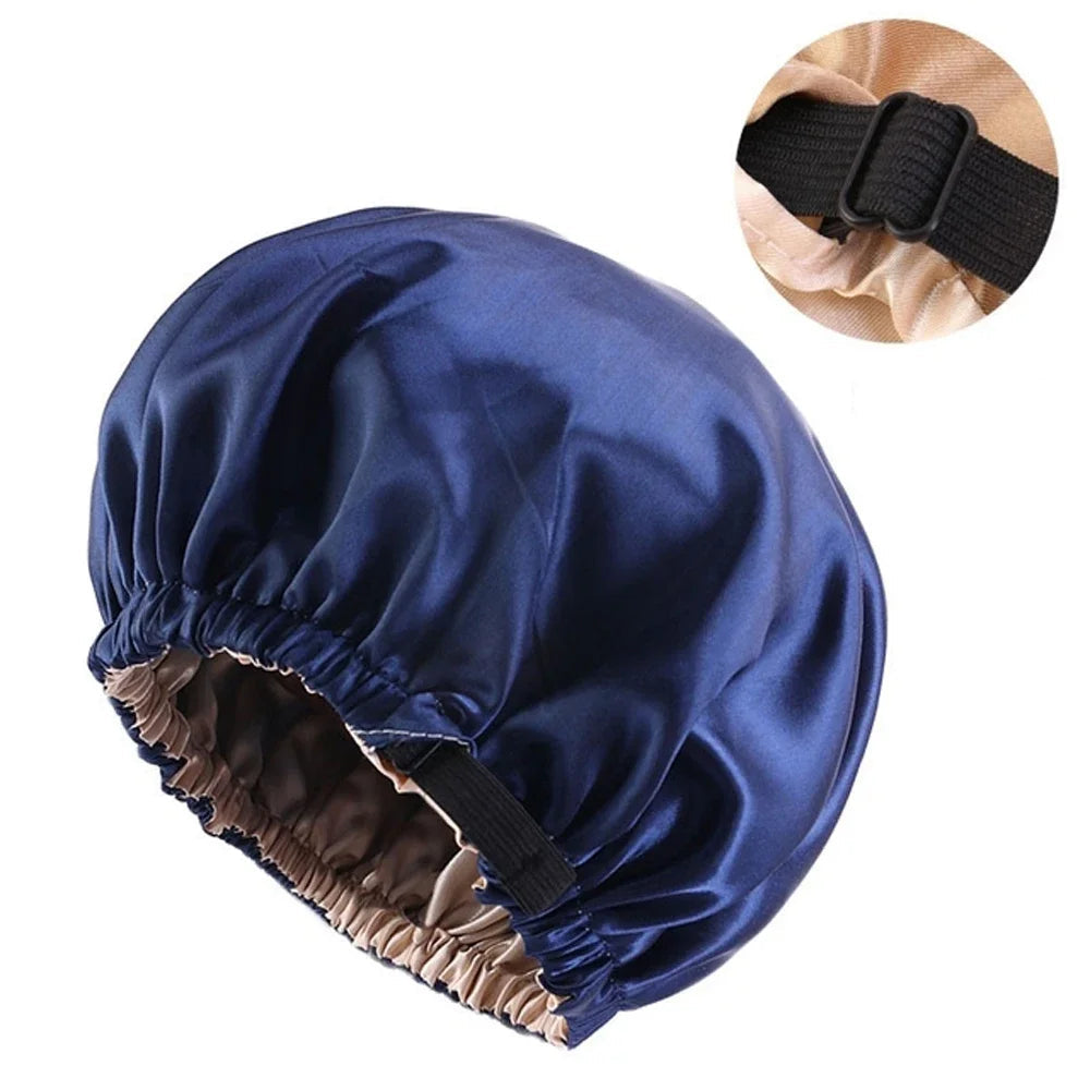 Bonnet en Satin Ajustable