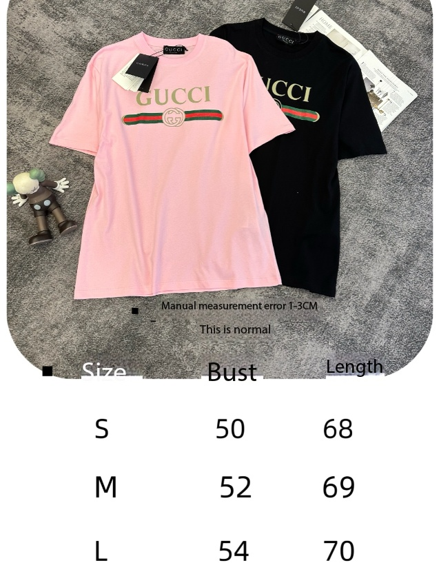 GG SS26 Short-Sleeve T-Shirt Logo-print Cotton 350762