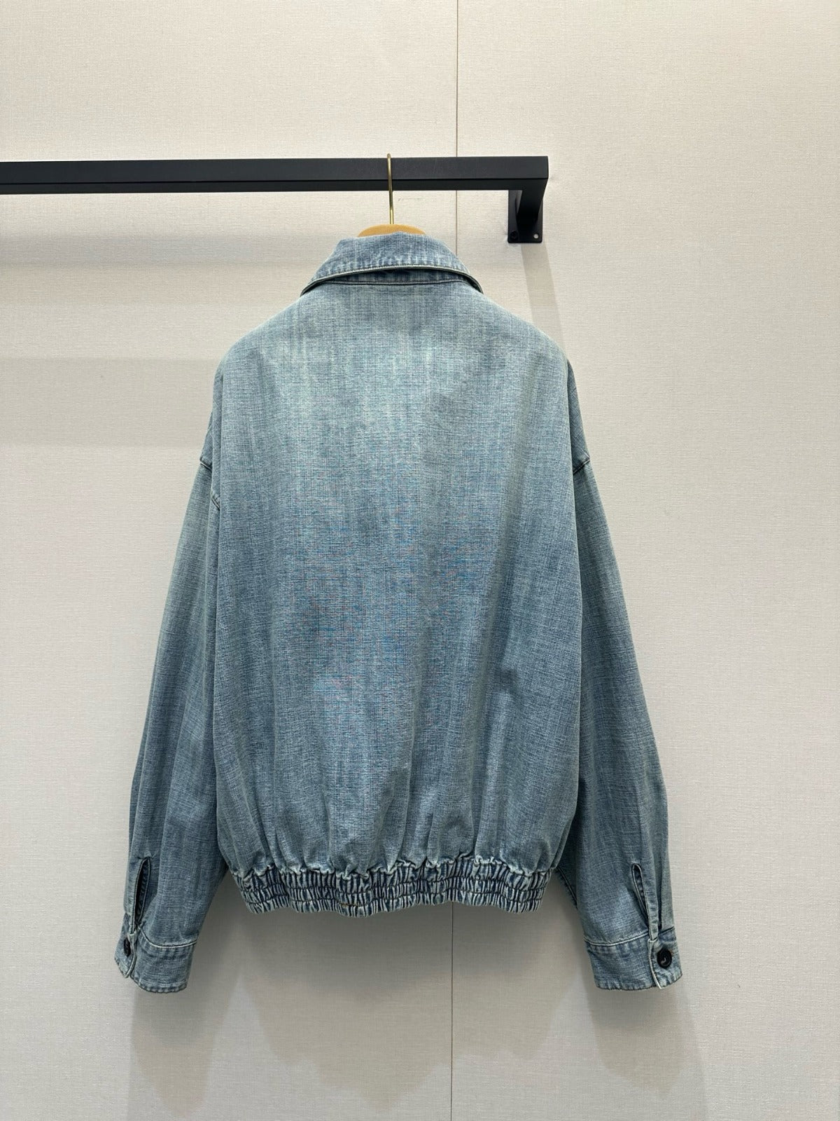 Miu Miu Chambray Blouson Jacket Denim