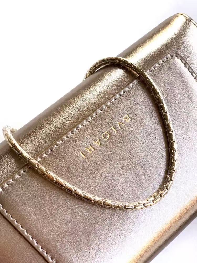 BVL Serpenti Forever Phone Case Gold Calfskin