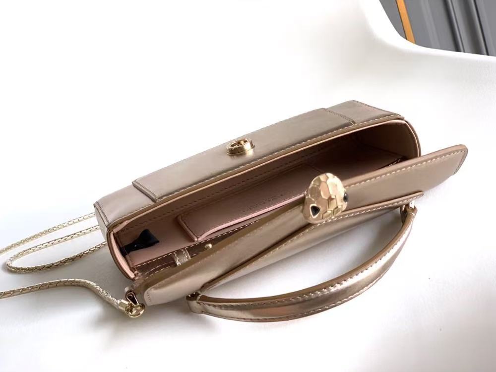 BVL Serpenti Forever Phone Case Gold Calfskin