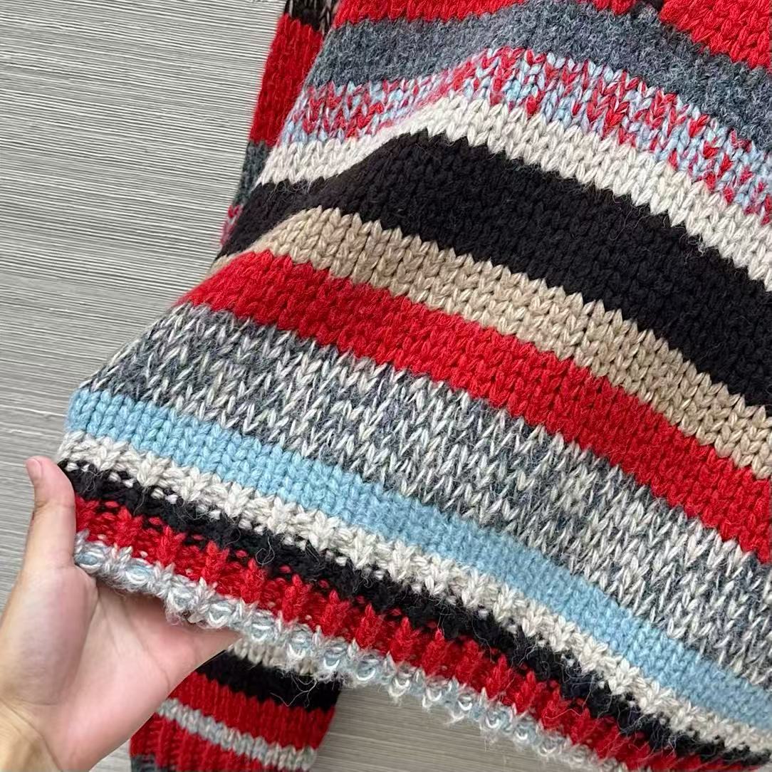 Celine Polo Sweater In Mouline Alpaca And Wool