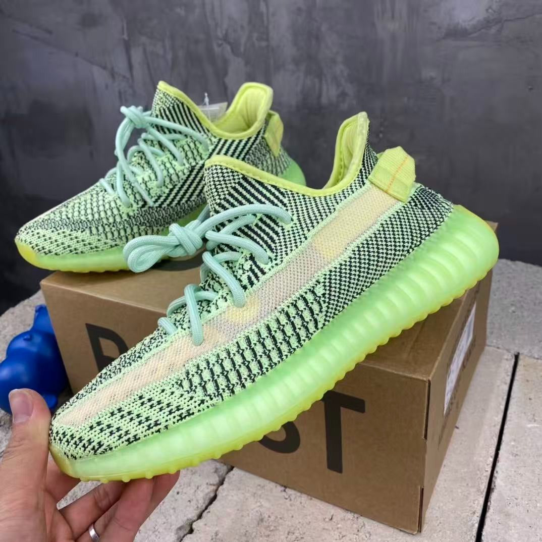 Adidas Men's Adidas Yeezy Boost 350 V2 Yeezreel Green Fabric