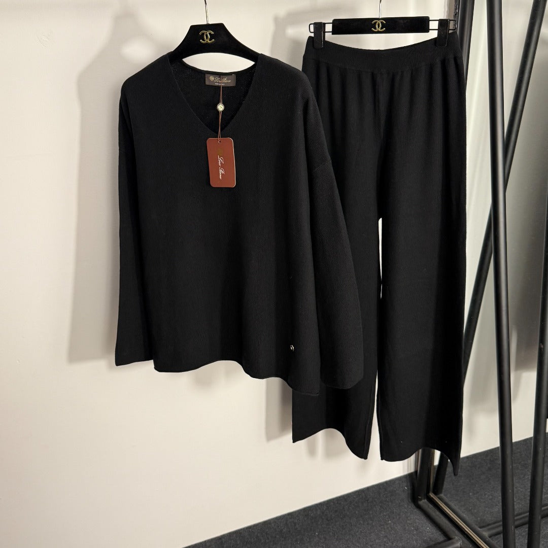 LP 26s V-neck Knit Pants Set 960
