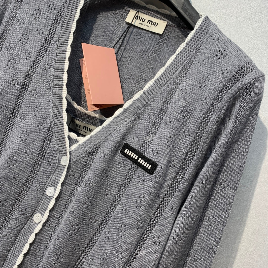 Miumiu 2026 Set Cardigan Knit 421145