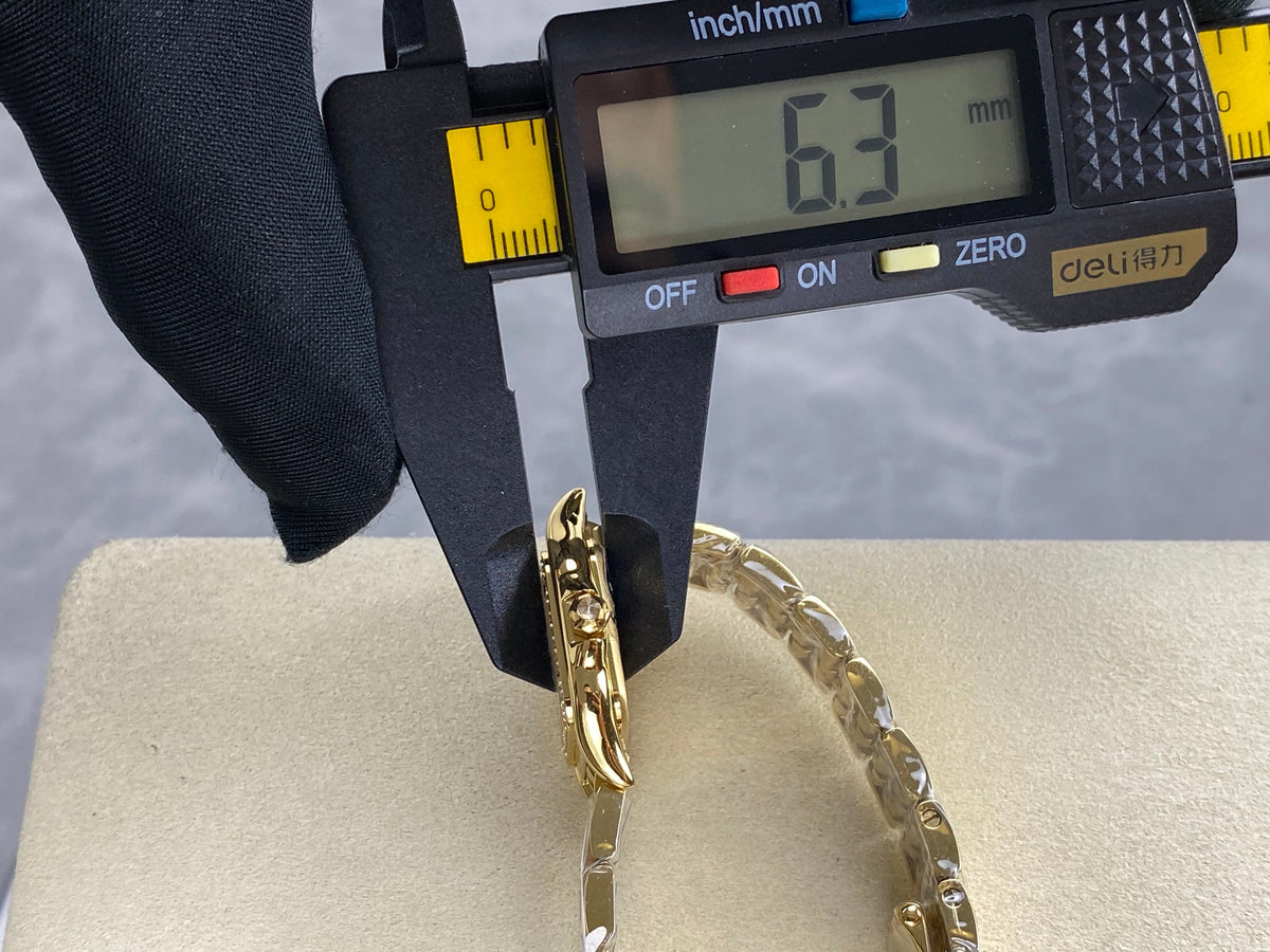Cartier Panthère 37mm White Diamond Dial Gold Diamond Bezel