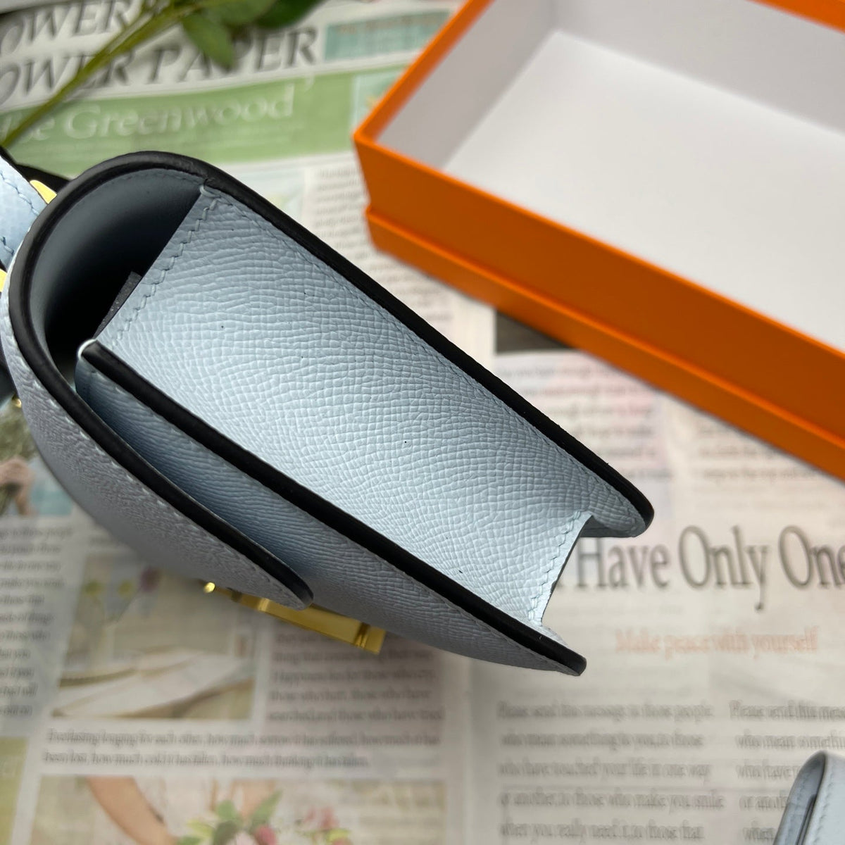 High-end Hermes 2026 Constance Elan 24cm Bag Epsom Leather 3