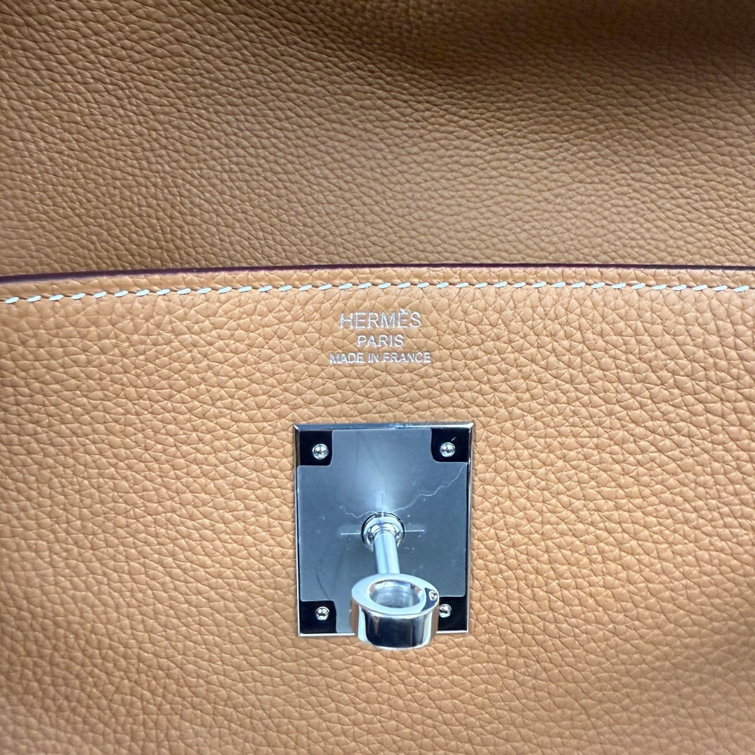 High-end Hermes 2026 Kelly Messenger 25cm Bag Togo Leather