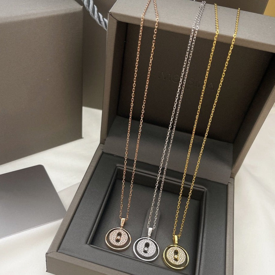 Messika Lucky Move PM Paved Necklace