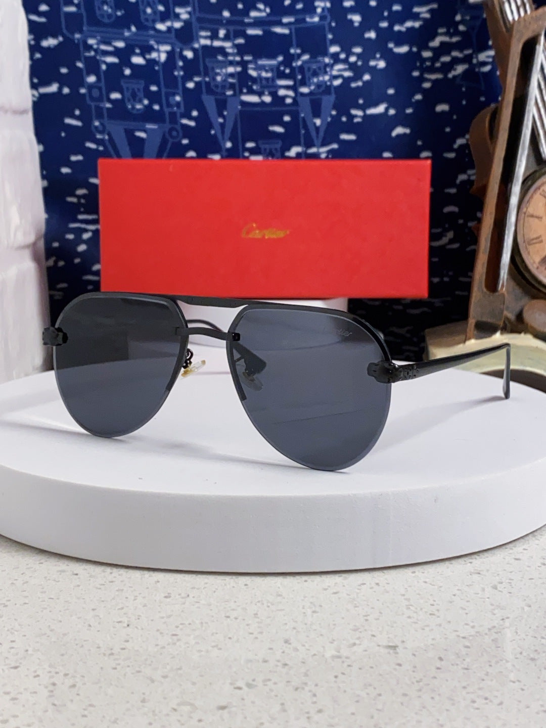 Cartier CT0440S Metal Sunglasses 288050