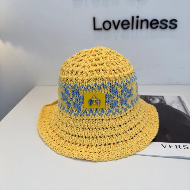 Hearts Knitted Bucket Hat 220880