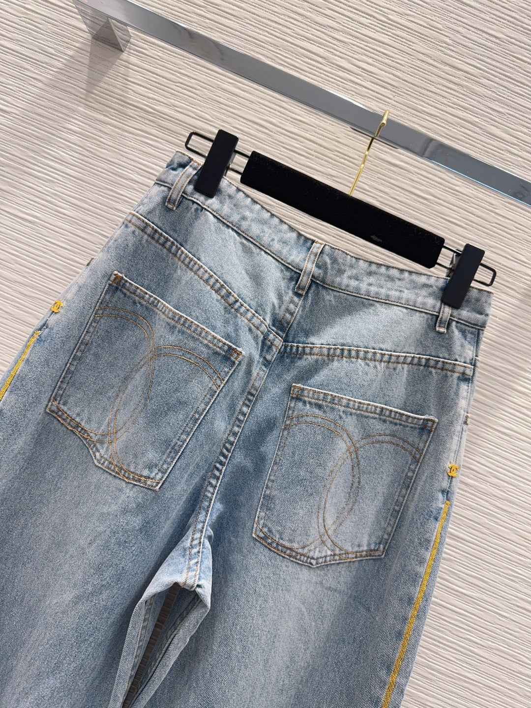 CC 26S Wide-Leg Denim Jeans Cotton 436534