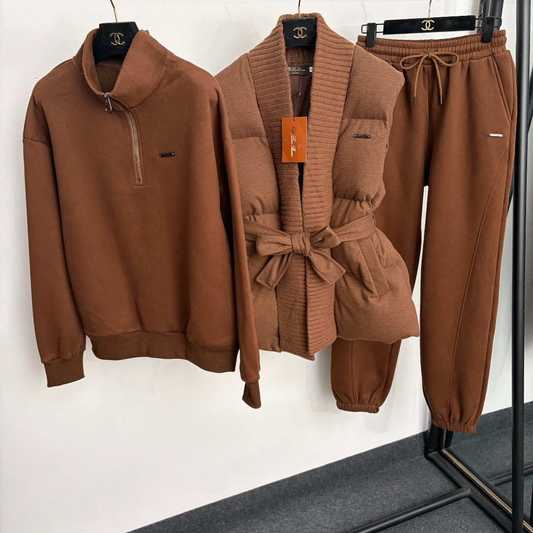 LP 26s Three-piece Belted Vest Tracksuit 985
