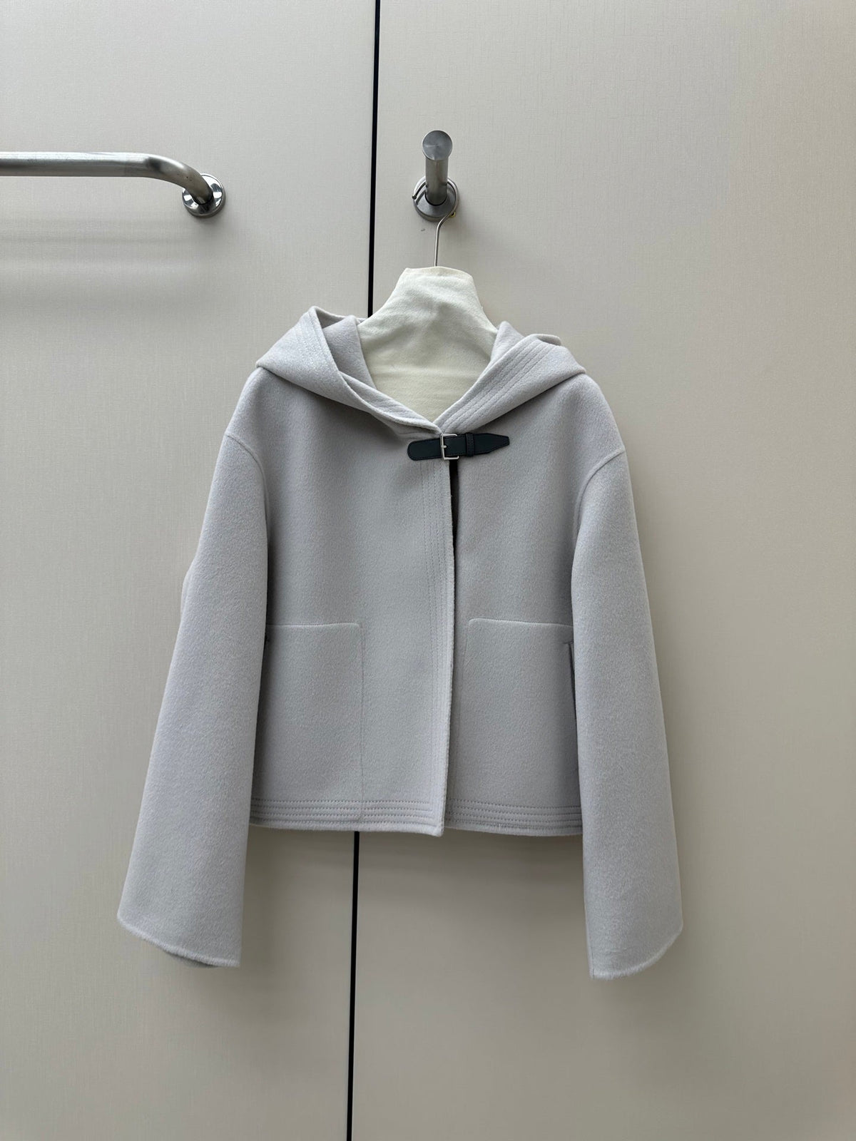 HM 26K Hooded Jacket Double-Sided Wool Cashmere 435163