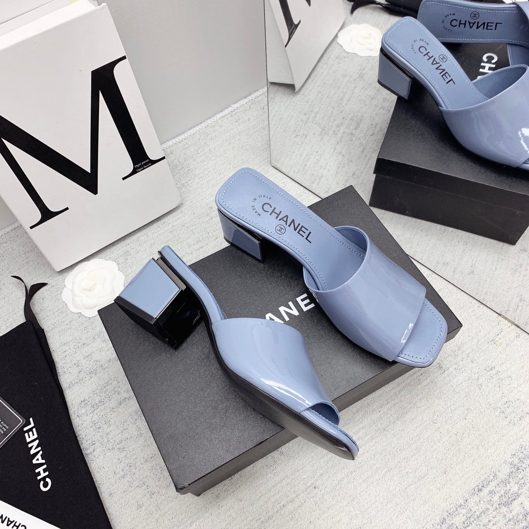 CC 26s Mules Sandals Patent Leather 162898