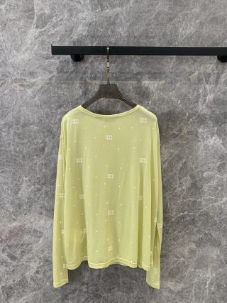 Miu Miu 25 Long-sleeved T-shirt Cotton 195837
