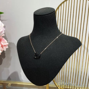 Swarovski Necklace Black