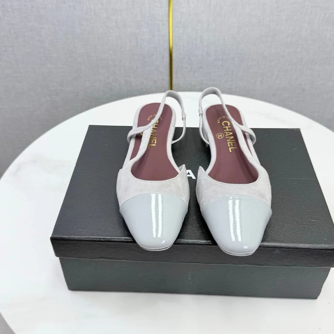 Chanel 2026 Slingback 1.5cm Suede Leather 01