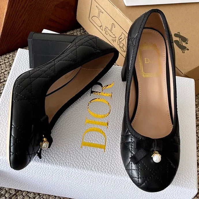 Dior 2026 Cannage Pumps 80mm Sheepskin 975497