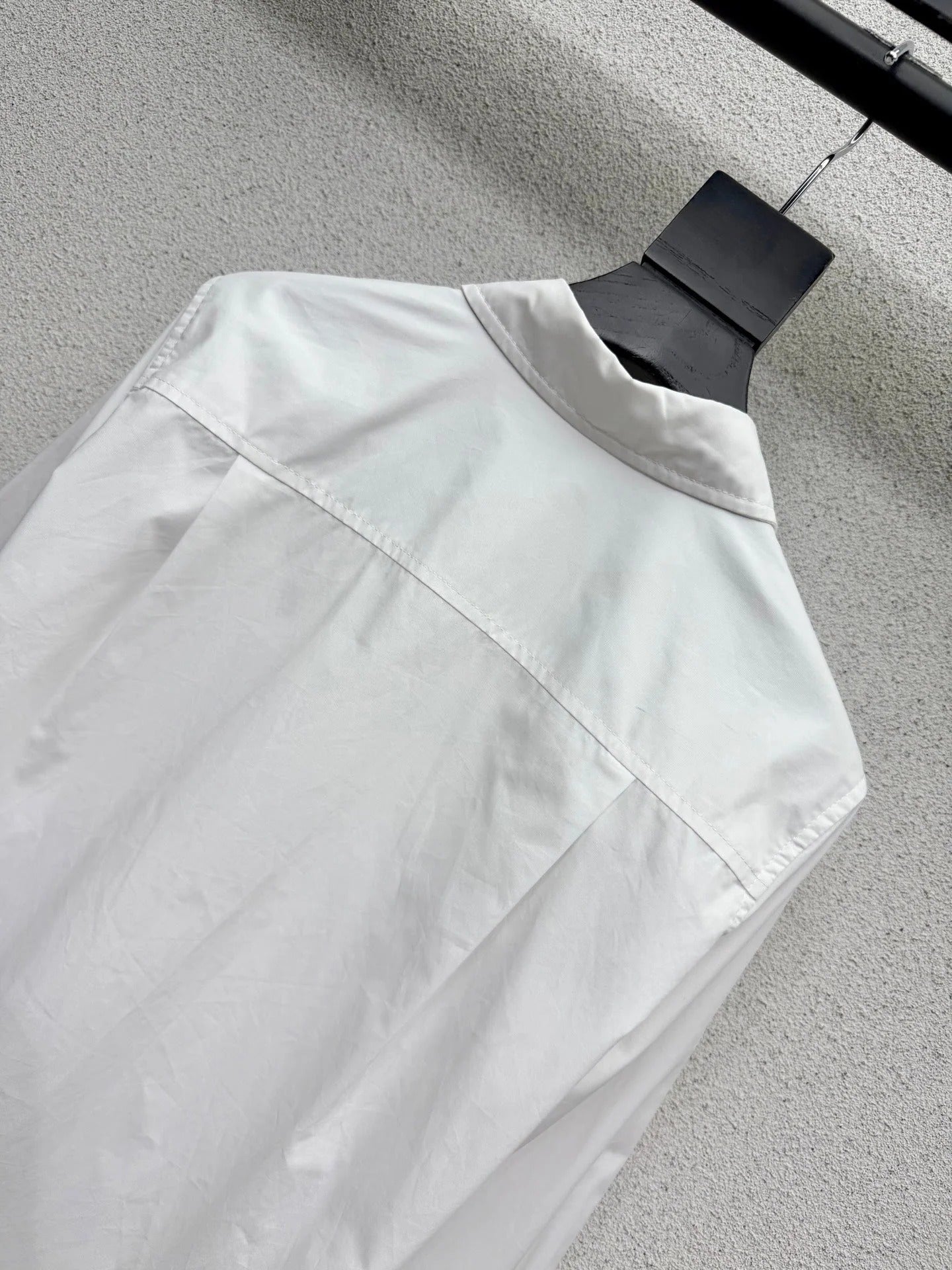 Dior 2026 Embroidered Logo Shirt White Cotton 374551