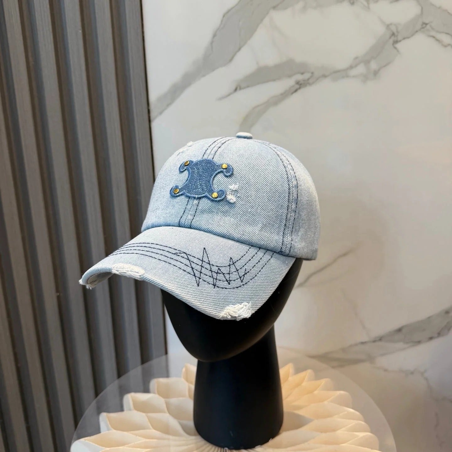 Celine Denim Baseball Cap 250022
