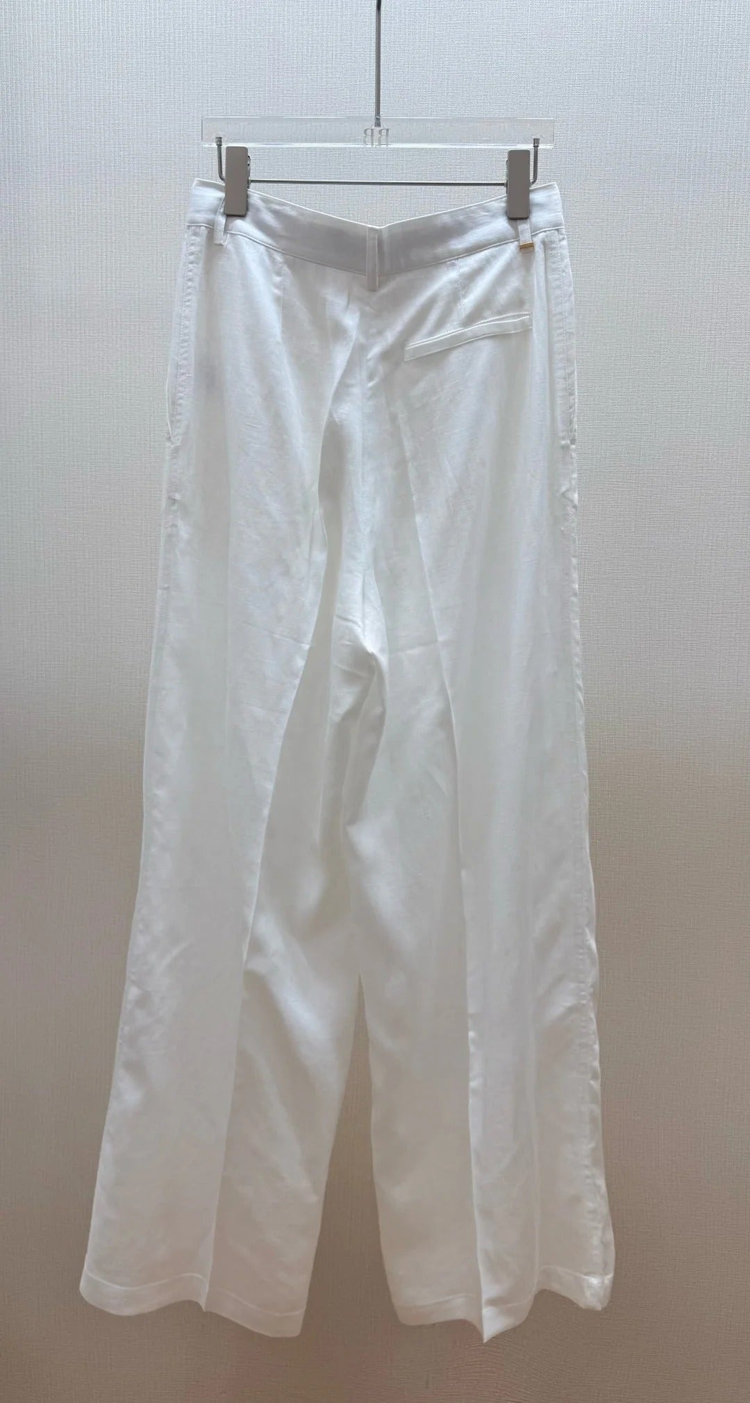 Dior 2026 Straight Trousers White Linen 628305