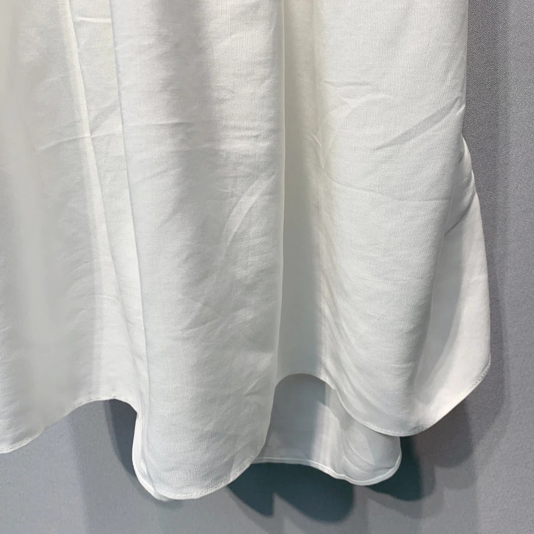 MiuMiu 2026 Slip Dress White Cotton 400365