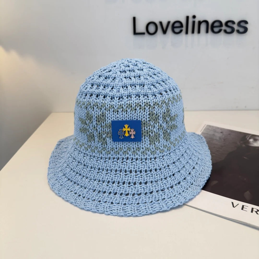 Hearts Knitted Bucket Hat 220880