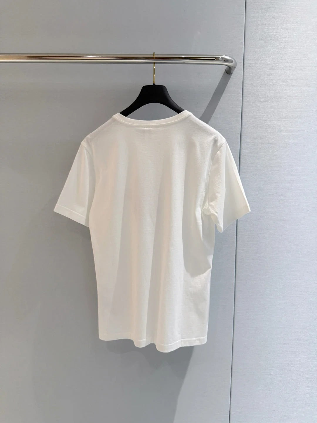 Dior 2026 Pink Bow T-shirt White Cotton 724425