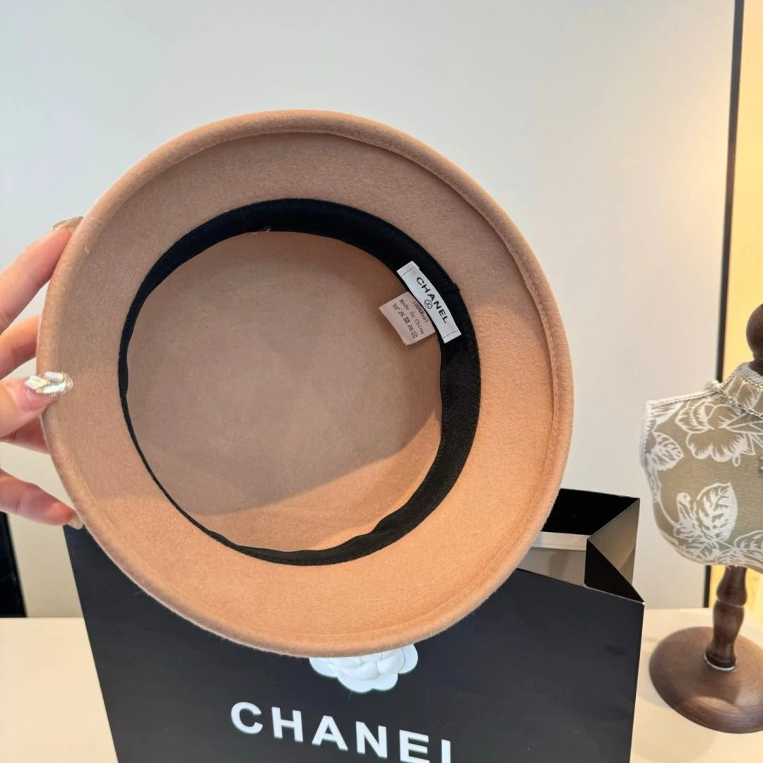 Chanel Dark Brown Felt Beret 425650