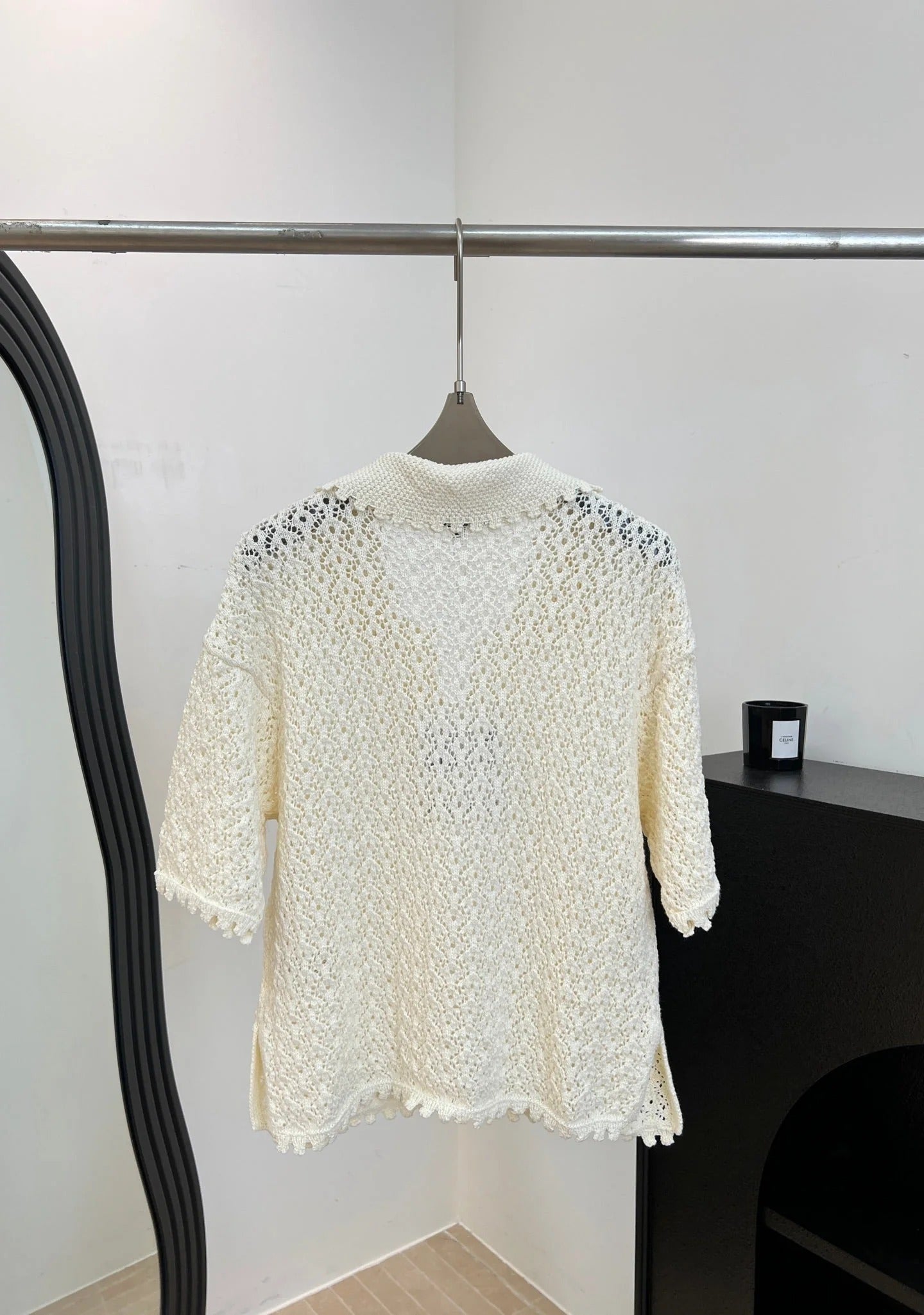 Chanel 2026 Knit Sweater Cream Cotton 637494