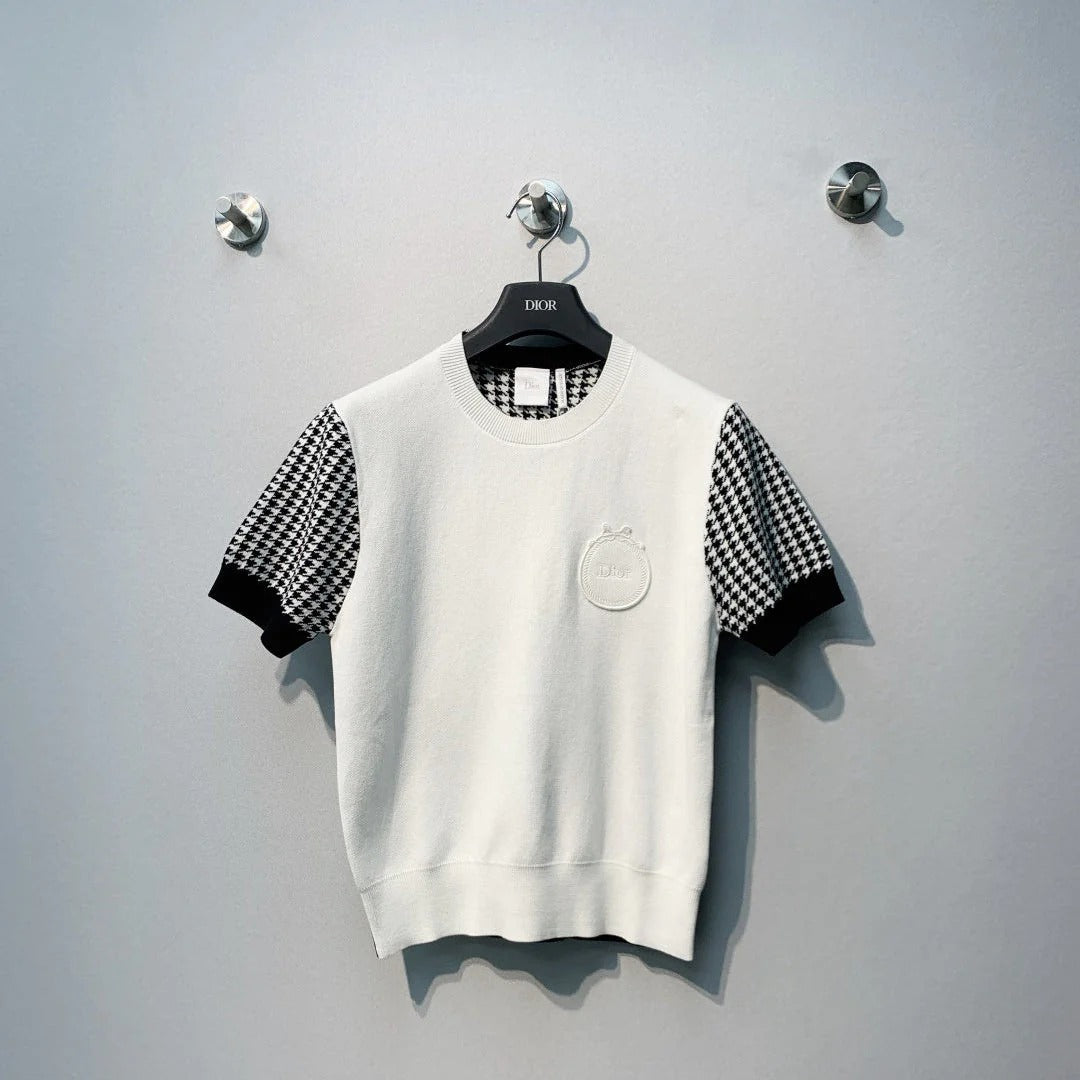 Dior 26 Short-Sleeve T-Shirt White in Polyester 371385