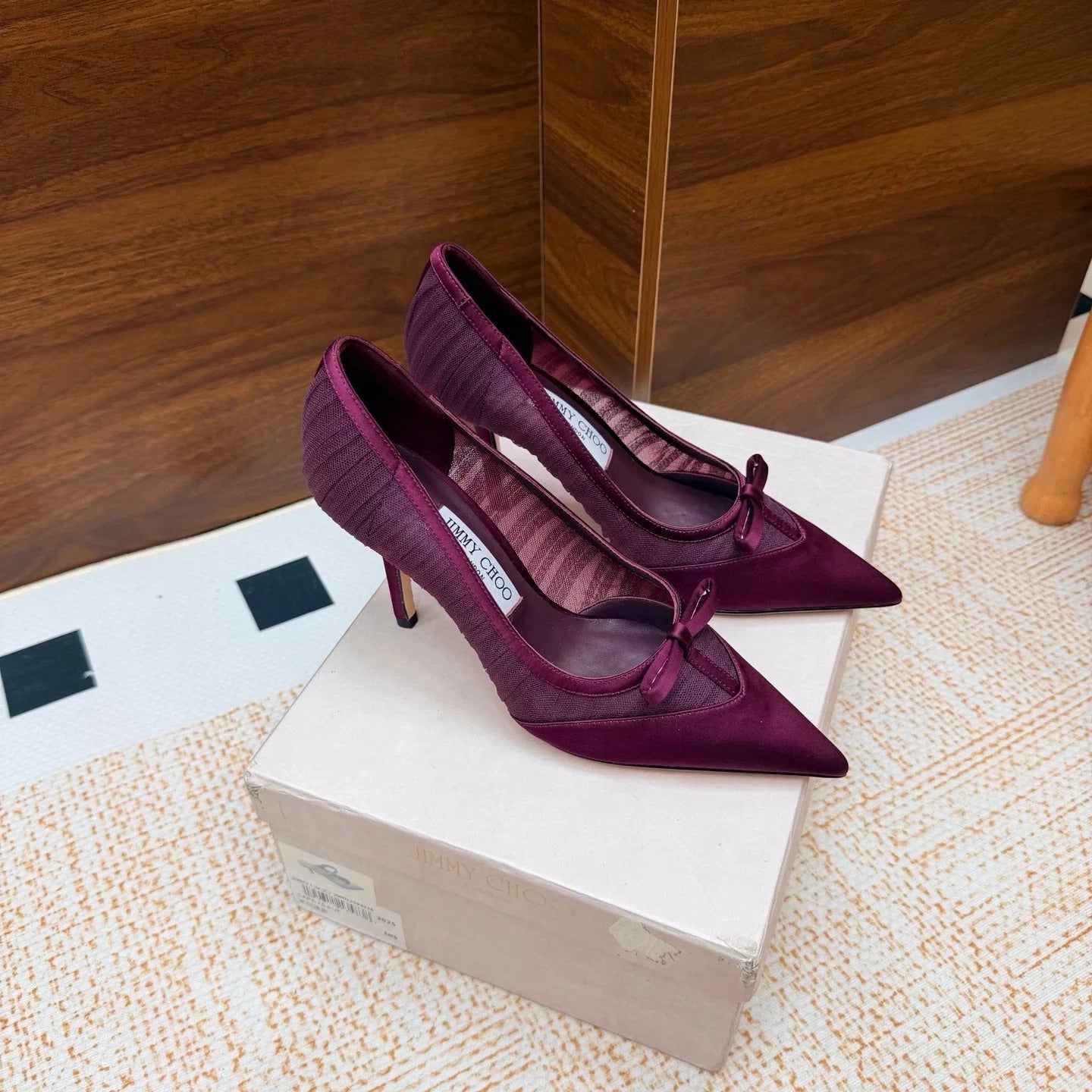 Jimmy Choo 2026 Love Pumps 6.5cm Lace Silk 920809