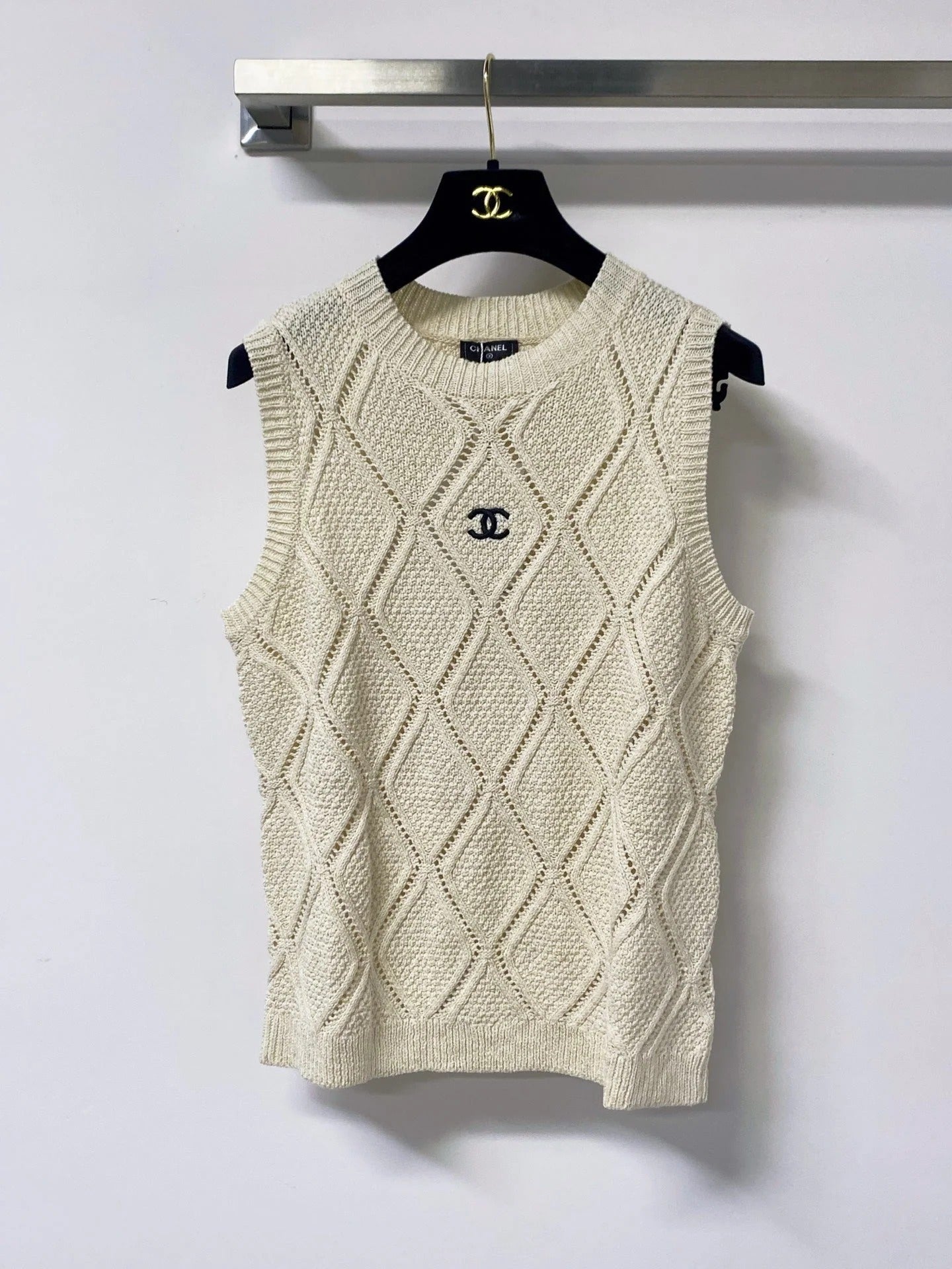 Chanel 2026 Set Cream Wool 690505