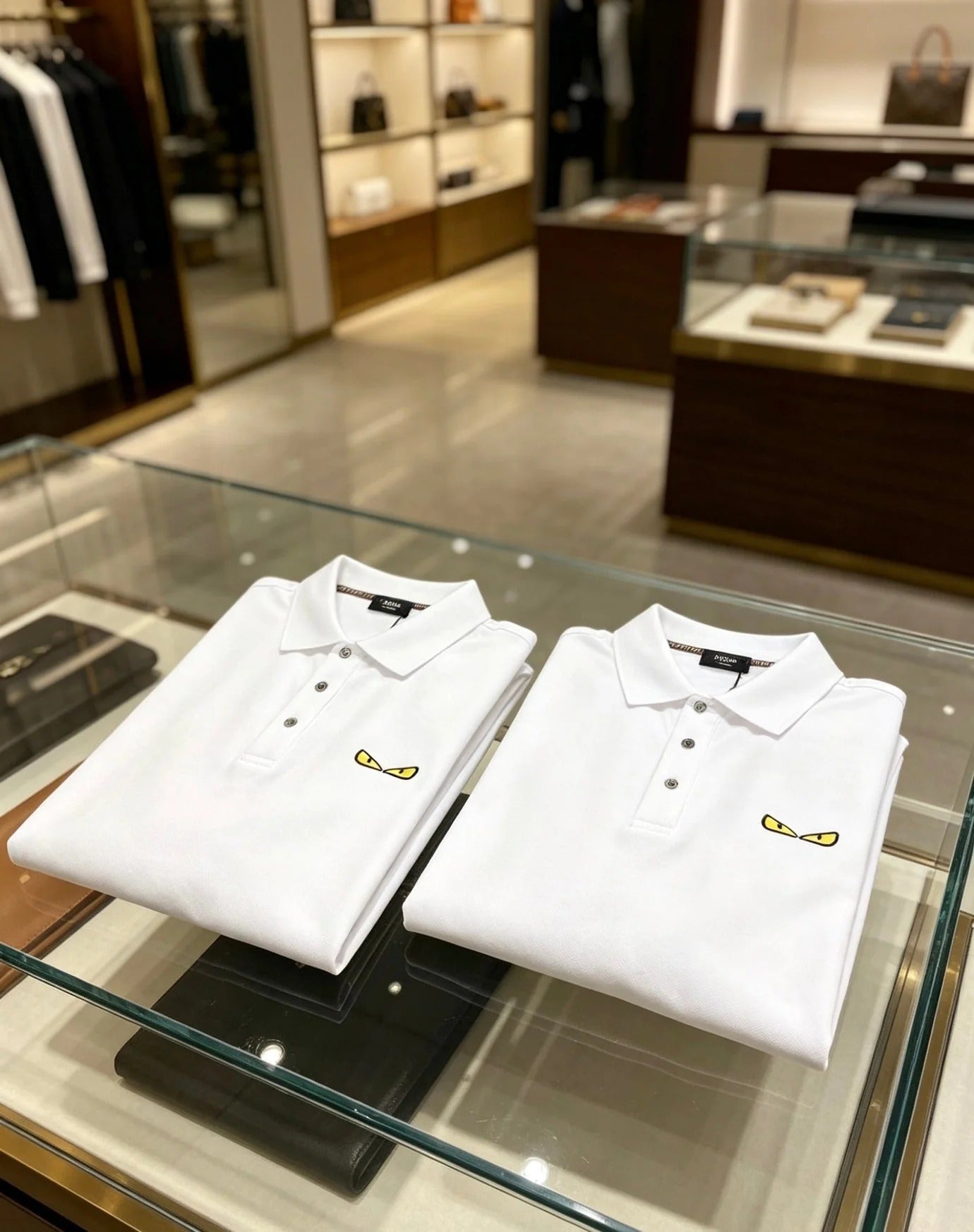Fendi 2026 Men's Latest Polo Shirt Fabric 736647